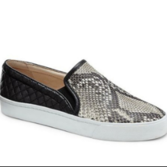 VINCE Camuto Banner Flat Slip on Sneakers ( 8/ 38) EUC Leather uppers - Picture 2 of 10